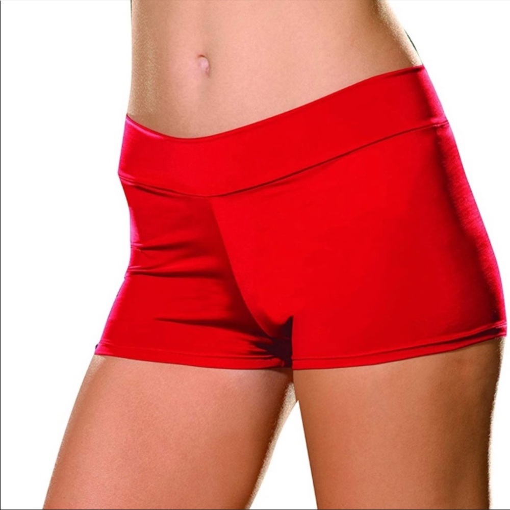 Dreamgirl Roxie Hot Short in Red, Size 3X